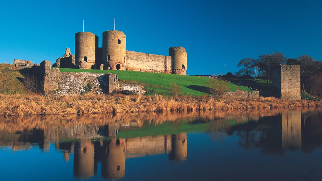 Rhuddlan Castle, The Beaches Hotel, Prestatyn