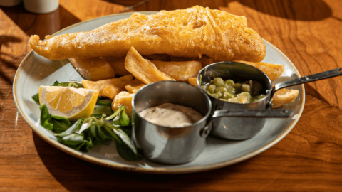 Fish and Chips, The Beaches Hotel, Prestatyn