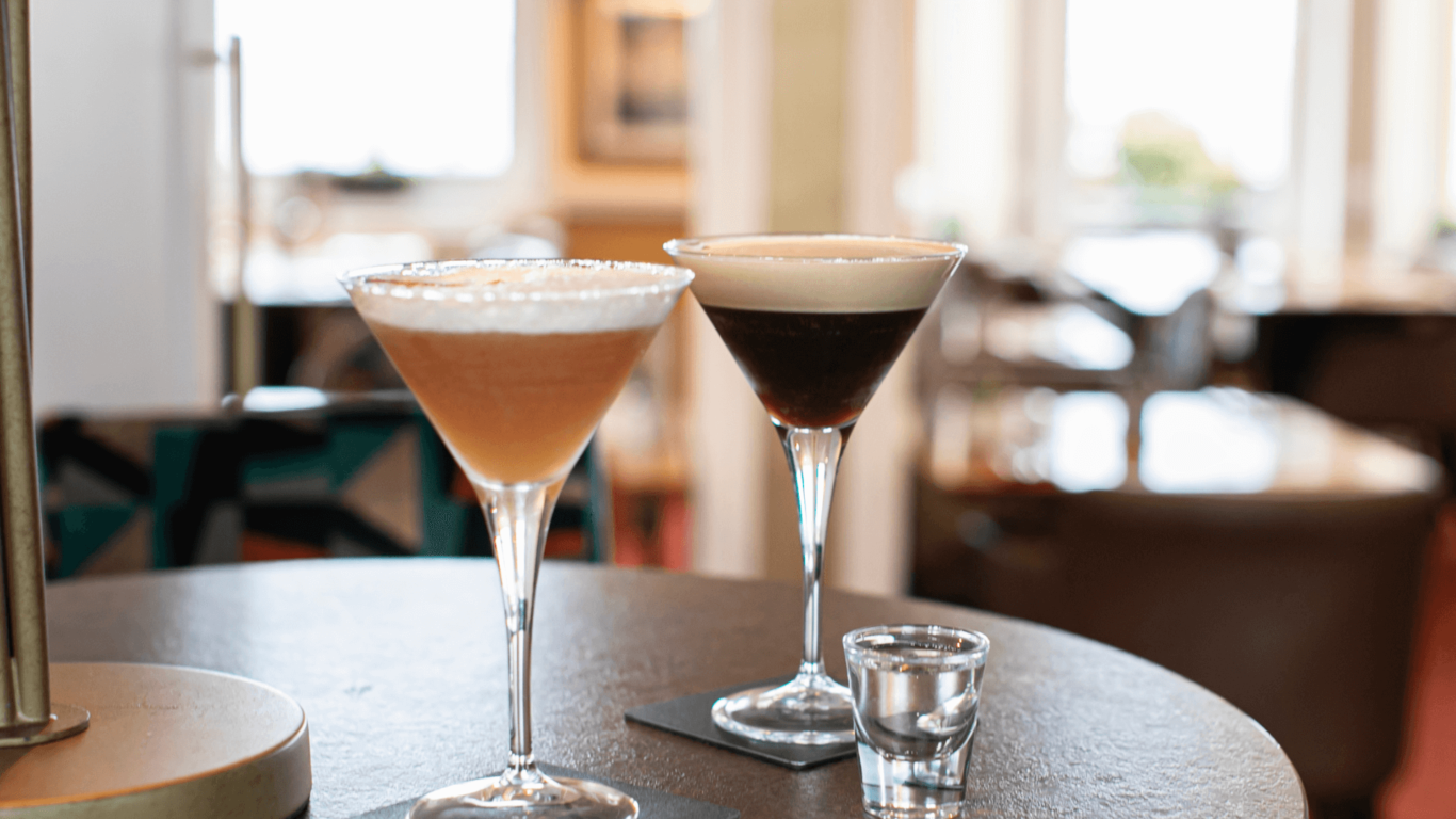 Pornstar Martini and Espresso Martini, The Beaches Hotel, Prestatyn