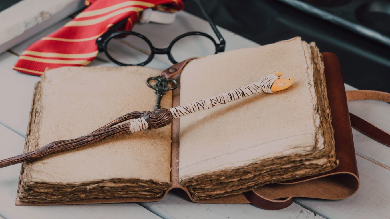 Wand and Spell Book