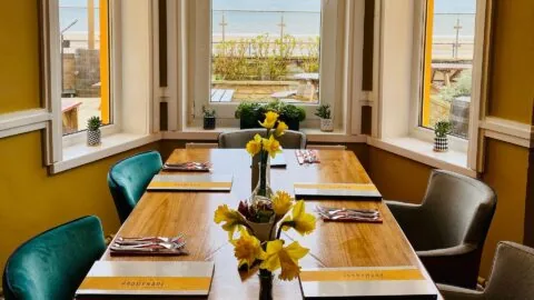 Beaches Promenade Bar Spring Time