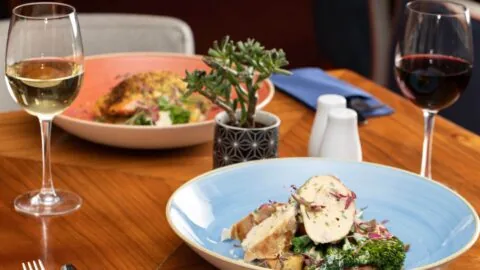 chicken ballotine with wine the beaches hotel