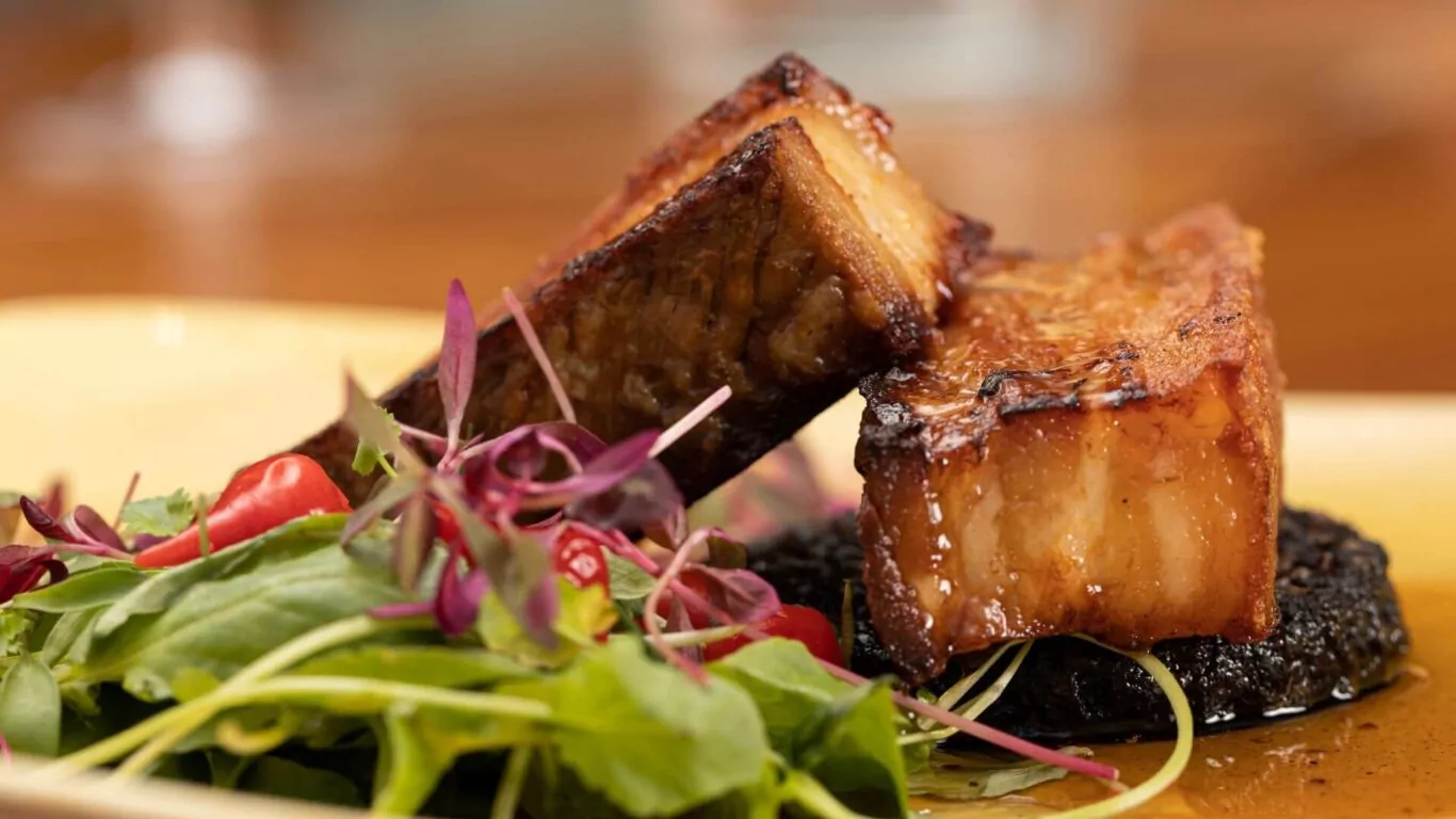 cider braised belly pork