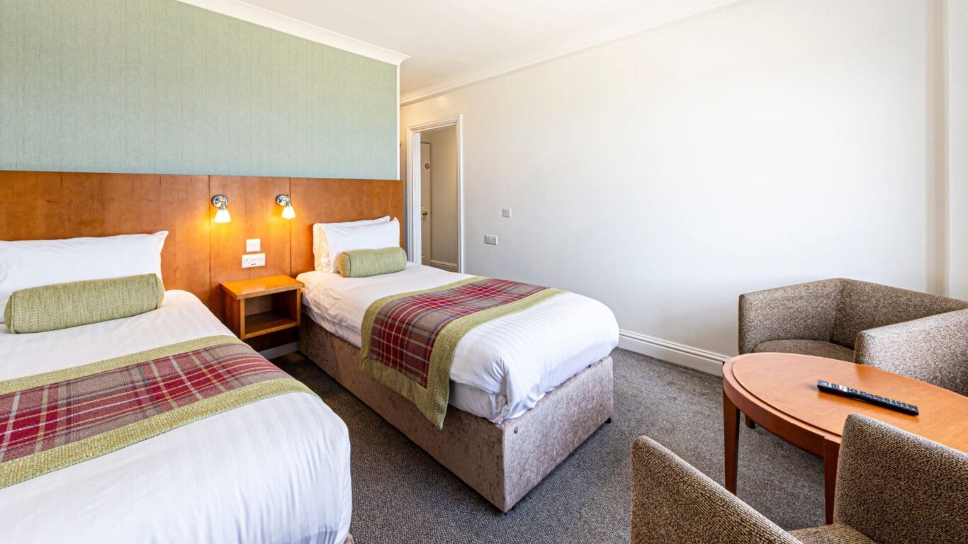 Quad room, the beaches hotel, prestatyn 4