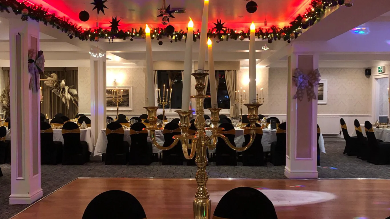 the beaches suite set for a christmas party The Beaches hotel