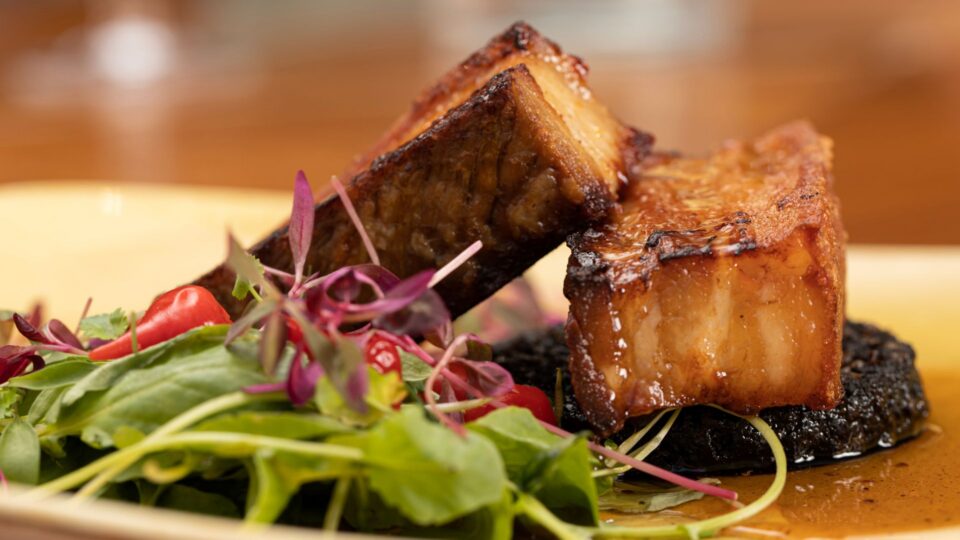cider braised belly pork